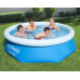 BESTWAY Fast Set Piscine hors sol ronde, 244 x 66 cm, avec pompe 57268