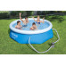 BESTWAY Fast Set Piscine hors sol ronde, 244 x 66 cm, avec pompe 57268