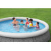 BESTWAY Fast Set Piscine hors sol ronde effet rotin, 366 x 76 cm 57443