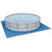 BESTWAY Flowclear Tapis de sol carré pour piscine hors sol 488 x 488 cm 58003
