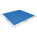 BESTWAY Flowclear Tapis de sol carré pour piscine hors sol 488 x 488 cm 58003