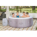 BESTWAY Lay-Z-Spa Cancun AirJet Spa gonflable rond, 180 x 66 cm, 4 personnes 60003