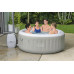 BESTWAY Lay-Z-Spa Tahiti AirJet Spa gonflable rond, 180 x 66 cm, 4 personnes 60007