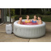 BESTWAY Lay-Z-Spa Tahiti AirJet Spa gonflable rond, 180 x 66 cm, 4 personnes 60007