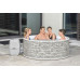 BESTWAY Lay-Z-Spa Vancouver AirJet Plus Spa gonflable rond, 155 x 60 cm, 5 personnes 60027