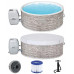 BESTWAY Lay-Z-Spa Vancouver AirJet Plus Spa gonflable rond, 155 x 60 cm, 5 personnes 60027