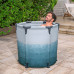 BESTWAY Lay-Z-Spa Glacial Dip Bassin pour bain de glace 90 x 80 cm, ronde 6002K