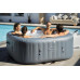 BESTWAY Lay-Z-Spa Hawaii HydroJet Pro Spa gonflable carré, 180 x 71 cm, 6 personnes 60031