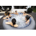 BESTWAY Lay-Z-Spa Santorini HydroJet Pro Spa gonflable, 216 x 80 cm, 7 personnes 60075