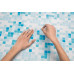 BESTWAY 10 patchs de réparation waterproof, 6,5 x 6,5 cm, pour liner piscine en eau 62091