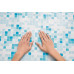 BESTWAY 10 patchs de réparation waterproof, 6,5 x 6,5 cm, pour liner piscine en eau 62091