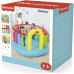 BESTWAY Fisher-Price Bouncetopia Trampoline avec pompe intégrée, 226 x 178 x 132 cm 93561