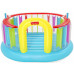 BESTWAY Fisher-Price Bouncetopia Trampoline avec pompe intégrée, 226 x 178 x 132 cm 93561