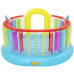 BESTWAY Fisher-Price Bouncetopia Trampoline avec pompe intégrée, 226 x 178 x 132 cm 93561