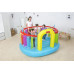 BESTWAY Fisher-Price Bouncetopia Trampoline avec pompe intégrée, 226 x 178 x 132 cm 93561