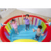BESTWAY Fisher-Price Bouncetopia Trampoline avec pompe intégrée, 226 x 178 x 132 cm 93561