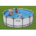 BESTWAY Steel Pro Max Piscine hors sol ronde, 396 x 122 cm 5618W
