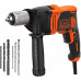 Black & Decker BEH850 Perceuse a percussion filaire (850W/13mm) Coffret