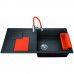 BLANCO SITY XL 6 S Infini SILGRANIT Evier, anthracite/orange 525056