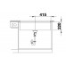 BLANCO SUBLINE 800-U Evier Silgranit, gris rocher 523142
