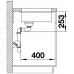 BLANCO SUBLINE 160-U Évier, PuraDur anthracite 523396