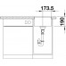 BLANCO SUBLINE 320 F InFino SILGRANIT évier alumetallic, pour sous-plan 523418