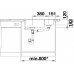 BLANCO DELTA II InFino SILGRANIT Évier, anthracite 523656