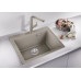 BLANCO PLEON 5 Infino SILGRANIT Évier aluminium métallisé, télécommande de vidange