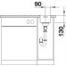 BLANCO Andano 180-IF Évier inoxydable satiné 522951