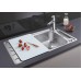 BLANCO Axis III 45S-IF Évier de cuisine avec égouttoir, Acier inoxydable 522102