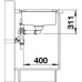 BLANCO Axis III 5S-IF Évier de cuisine, acier inoxydable 522103