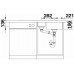 BLANCO Divon II 6S-IF InFino Évier de cuisine inoxydable satiné 521662
