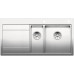 BLANCO Divon II 6S-IF InFino Évier de cuisine inoxydable satiné 521662