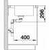 BLANCO Divon II 8 S-IF Évier double avec égouttoir, Acier inoxydable 521664