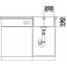 BLANCO Andano 500-IF évier inox, bonde manuel 522965