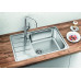 BLANCO Lemis XL 6 S-IF Compact Évier, inox brossé 525111