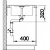 BLANCO METRA 45 S Compact Silgranit, évier alumétallic 519563