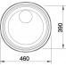 BLANCO Rondosol Évier rond 1 Bac A Encastrer 513308