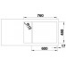BLANCO DINAS XL 6 S Compact Évier, inox brossé 525121