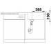 BLANCO DINAS XL 6 S Compact Évier, inox brossé 525121