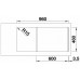 BLANCO ADON XL 6S Silgranit PuraDur Evier, beton 525298