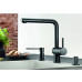 BLANCO LINUS Mitigeur d'évier, noir mat 525806