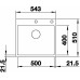 BLANCO SUBLINE 500-IF/A SteelFrame Silgranit PuraDur Évier, noir 526000
