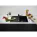 BLANCO TIVO-S HD Silgranit-look Mitigeur d'évier, noir/chrome 526279