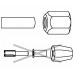BOSCH Pinces de serrage 1/2" 2608570108