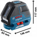 BOSCH GLL 3-50 Laser lignes 0601063800