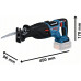 BOSCH GSA 185-LI PROFESSIONAL Scie sabre sans-fil 06016C0021