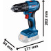 BOSCH GSB 18V-45 PROFESSIONAL Perceuses-visseuses a percussion sans-fil,L-BOXX 06019K3301