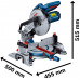 BOSCH GCM 216 PROFESSIONAL Scie a onglets 0601B33000