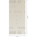 BOSCH Abrasif réticulé EXPERT M480, 93 x 186 mm, G 240, 50 pieces 2608900758